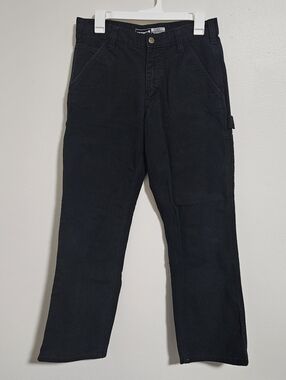 Carhartt Original Relaxed Fit Mens 30x30 Black Work Carpenter Pants Utility